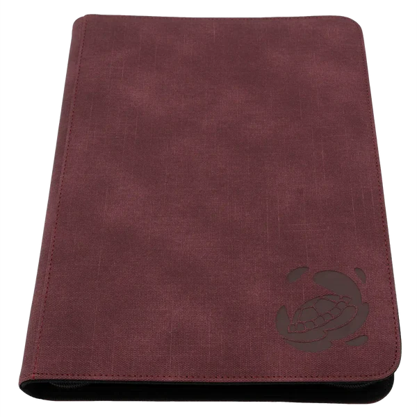 Caratex 3x3 TCG Binder – 360 Pockets with Zipper "Wine Red"