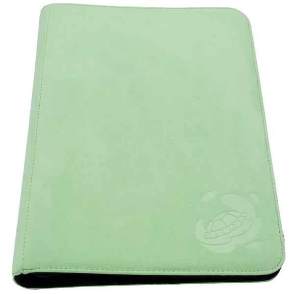 Resiplush 3x3 TCG Binder – 360 Pockets with Zipper "Pastle Green"