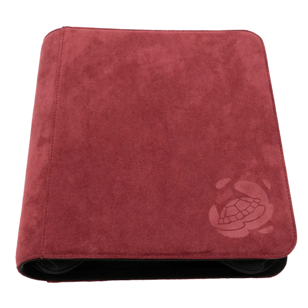 Resiplush 2x2 Toploader Binder – 160 Fächer mit Reißverschluss "Wine Red"