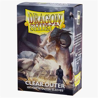 Dragon Shield Standard 100 Matte Clear Outer Sleeves