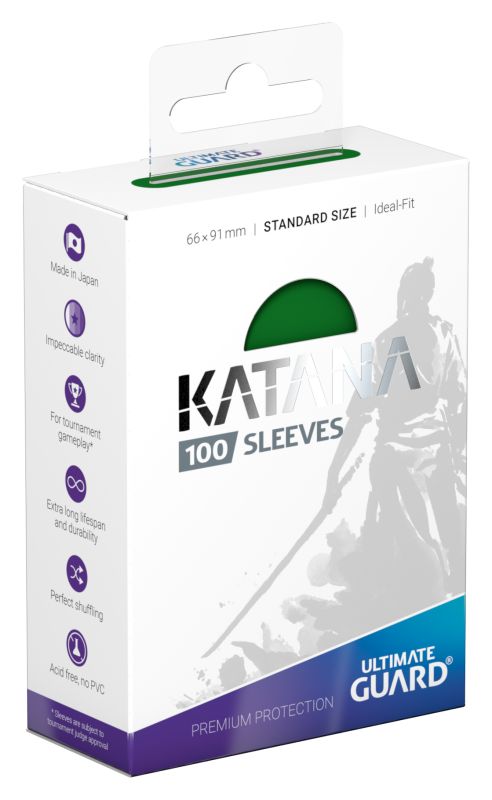 Ultimate Guard Katana Sleeves Standard 100 Green