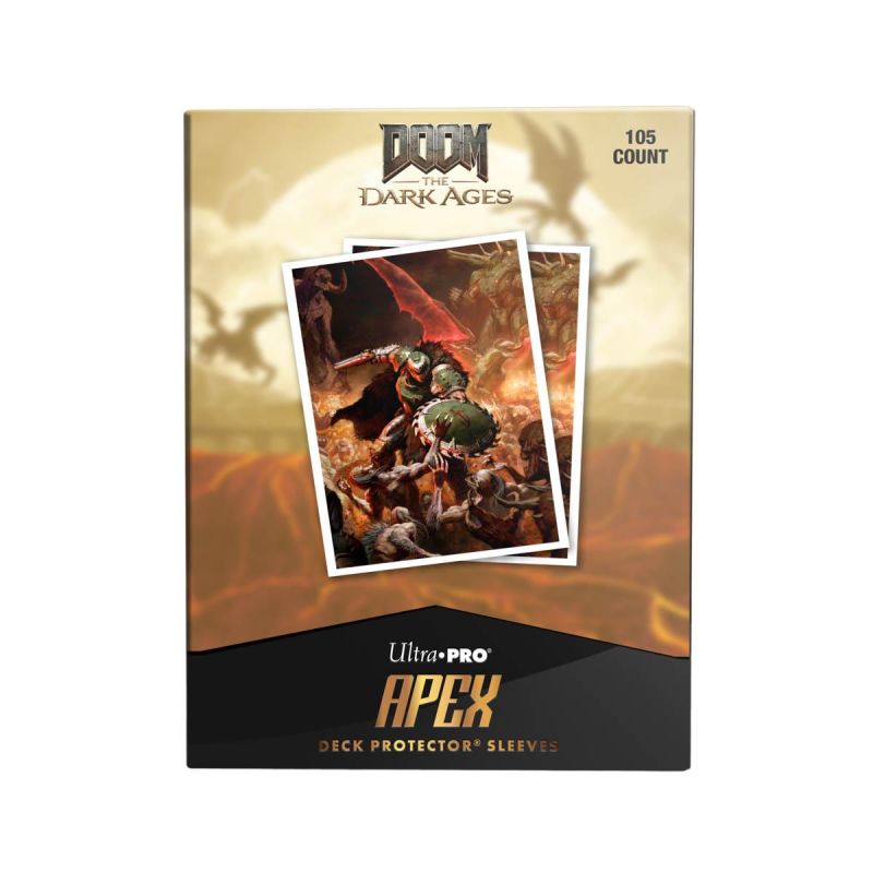 Ultra Pro - DOOM 105ct Apex Deck Protector Sleeves 1 for Bethesda - Doom