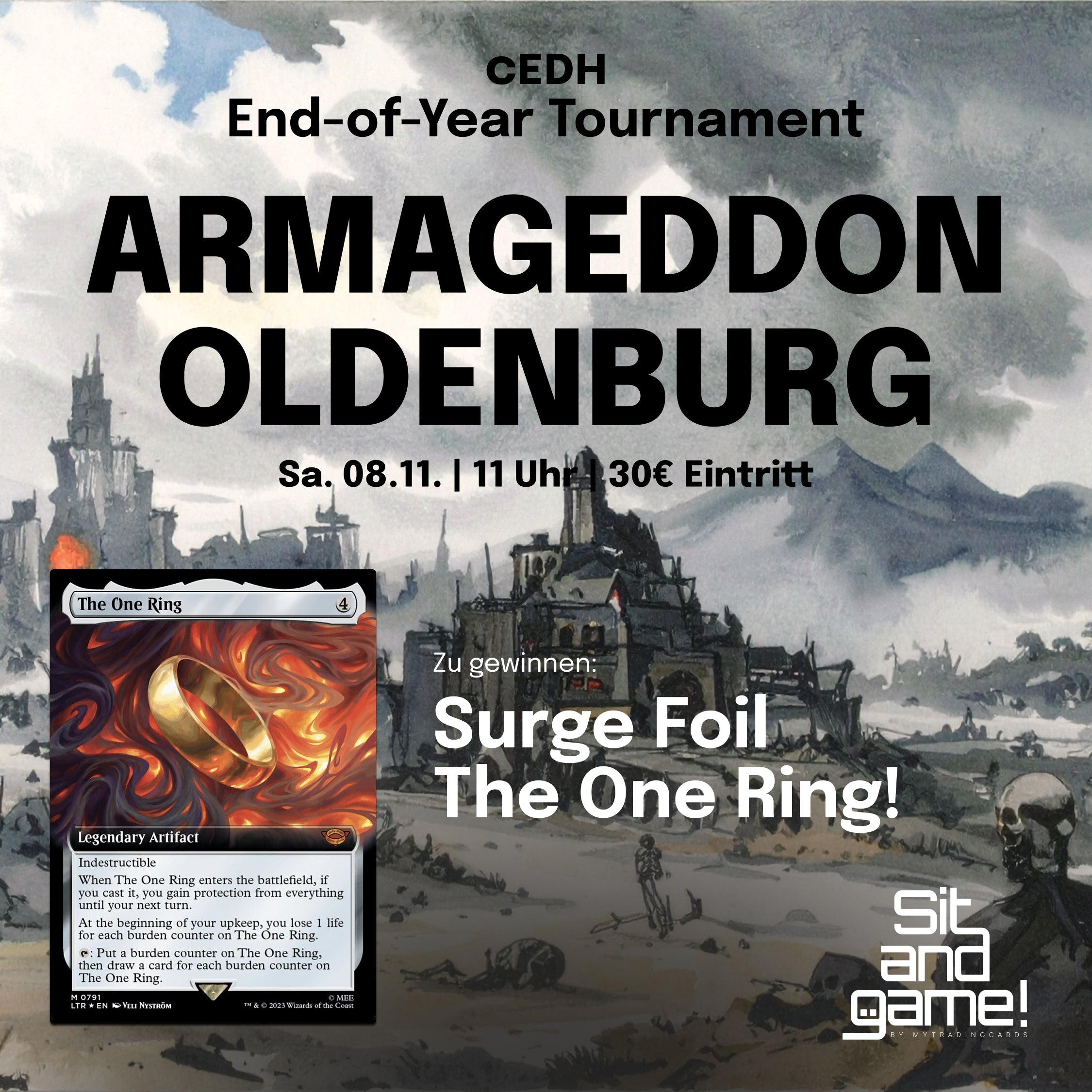 Armageddon Oldenburg - cEDH @ Sit&Game End of Year-Turnier 08.11.25