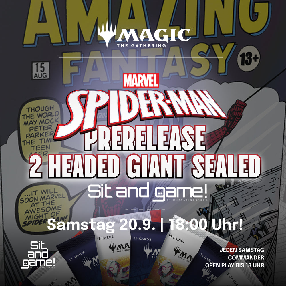 Prerelease 2-Headed Giant Sealed: Marvel's Spider-Man 20.09.25