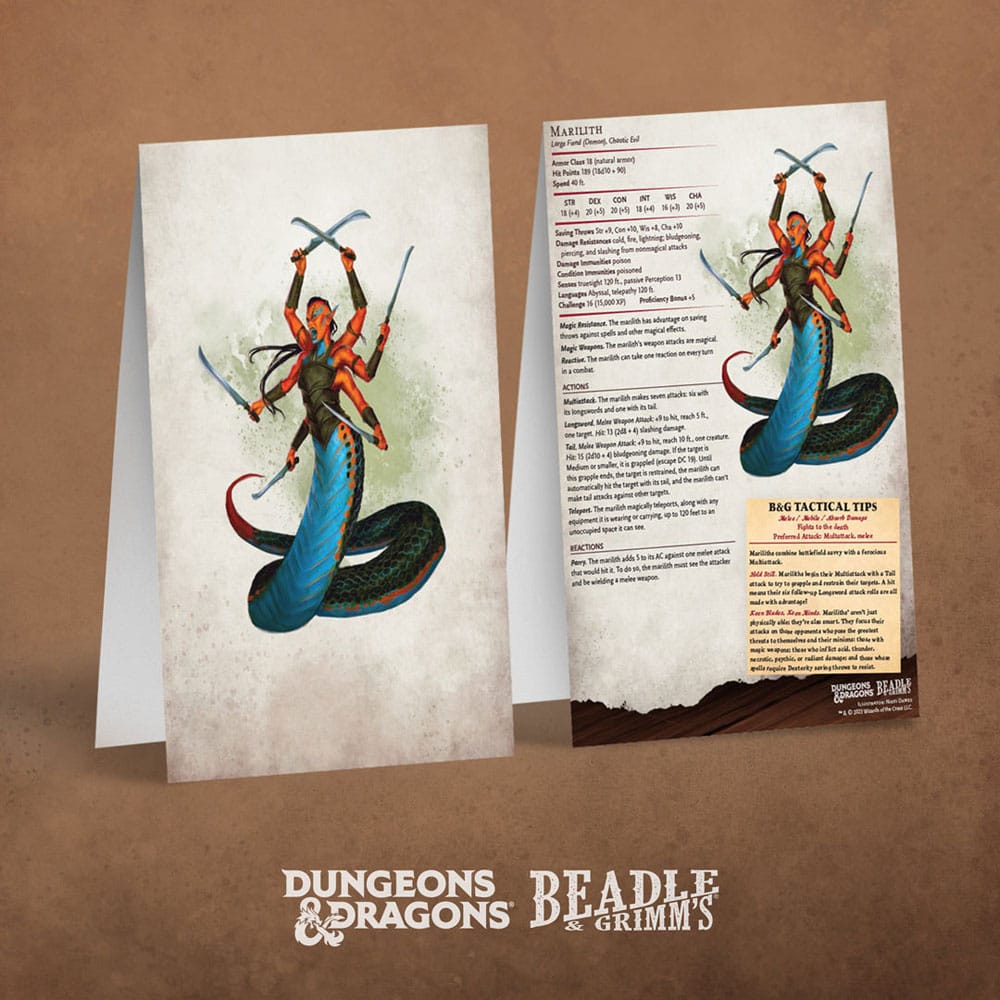 Dungeons & Dragons RPG Begegnungskarten Challenge Rating 7+: Pack 1 (englisch)