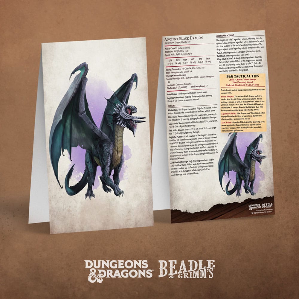 Dungeons & Dragons RPG Begegnungskarten Challenge Rating 7+: Pack 2 (englisch)