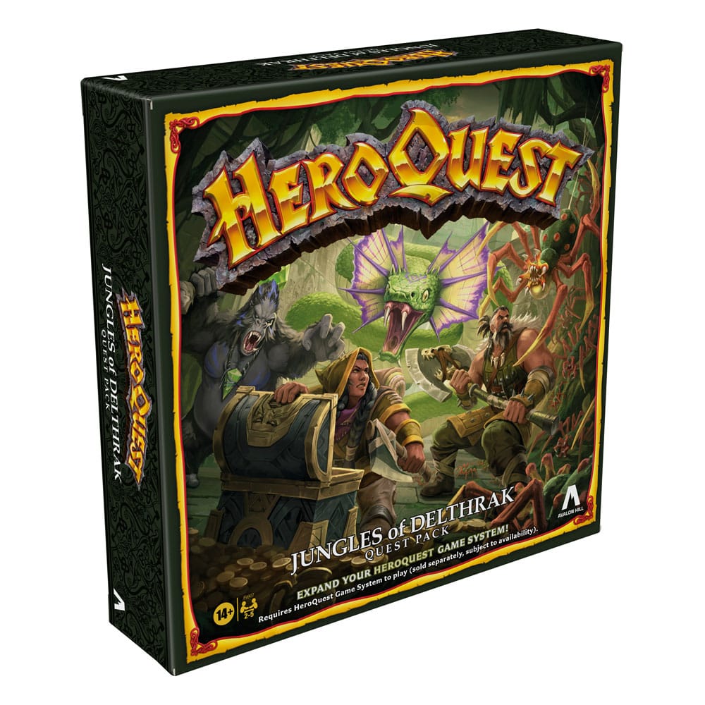 HeroQuest Brettspiel-Erweiterung Jungles of Delthrak Abenteuerpack englisch