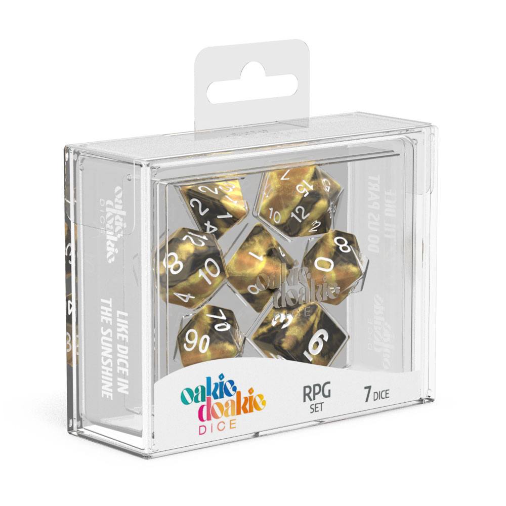 Oakie Doakie Dice Würfel RPG-Set Gemidice - Hornet (7)