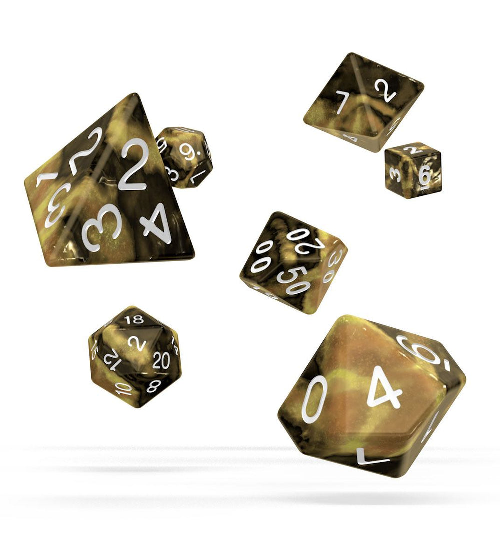 Oakie Doakie Dice Würfel RPG-Set Gemidice - Hornet (7)