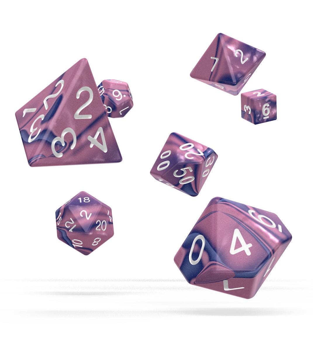 Oakie Doakie Dice Würfel RPG-Set Gemidice - Venus (7)