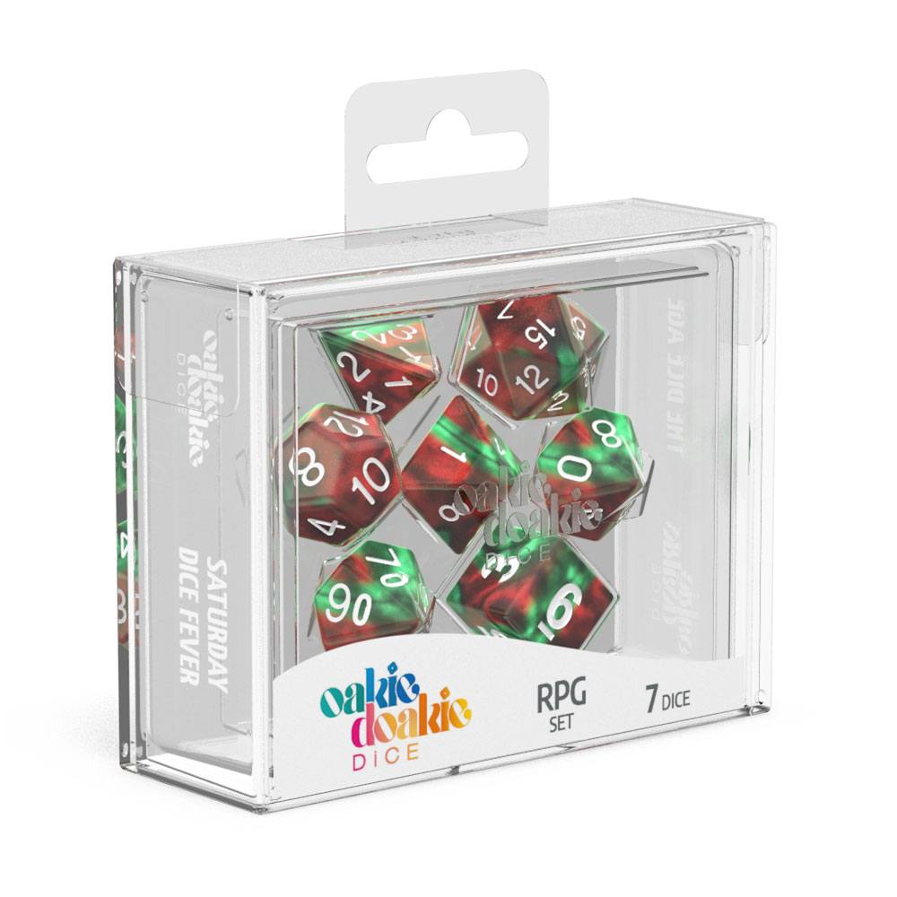 Oakie Doakie Dice Würfel RPG-Set Gemidice - Bloody Jungle (7)