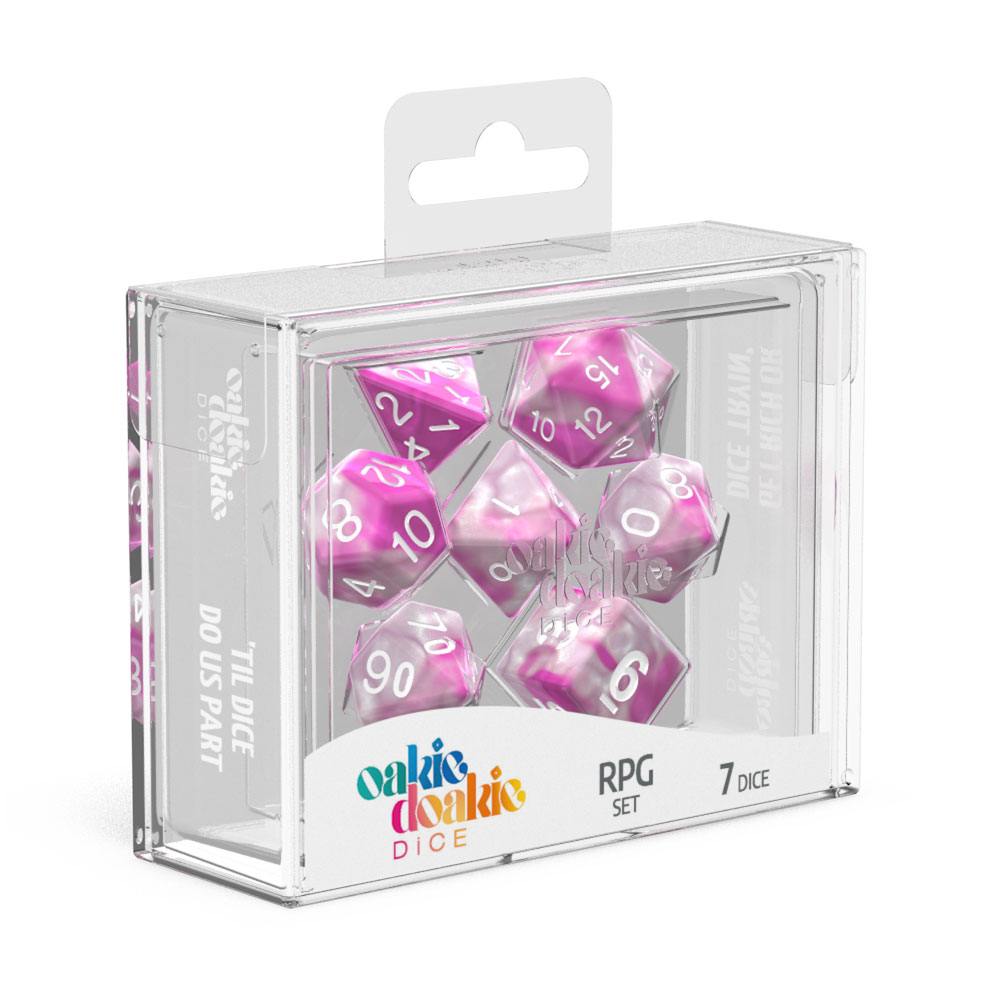 Oakie Doakie Dice Würfel RPG-Set Gemidice - Magnolia (7)