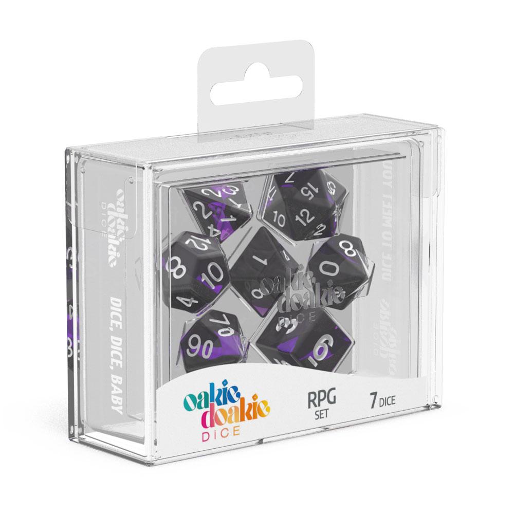 Oakie Doakie Dice Würfel RPG-Set Enclave - Amethyst (7)