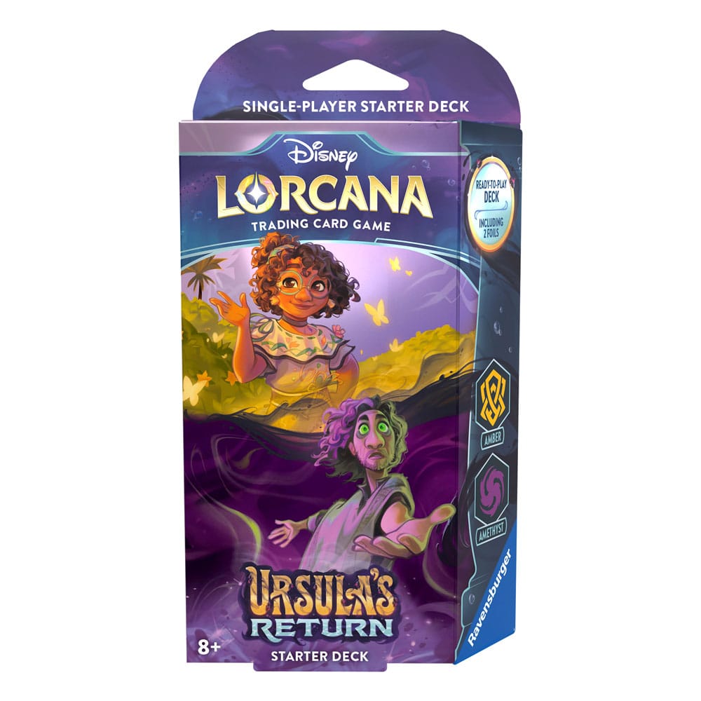 Disney Lorcana TCG Ursula's Return Starter Deck - Bernstein und Amethyst (englisch)