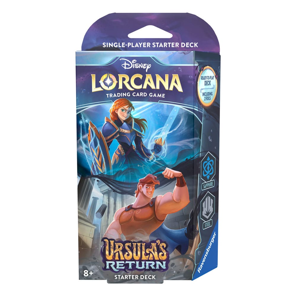 Disney Lorcana TCG Ursula's Return Starter Deck - Saphir und Stahl (englisch)