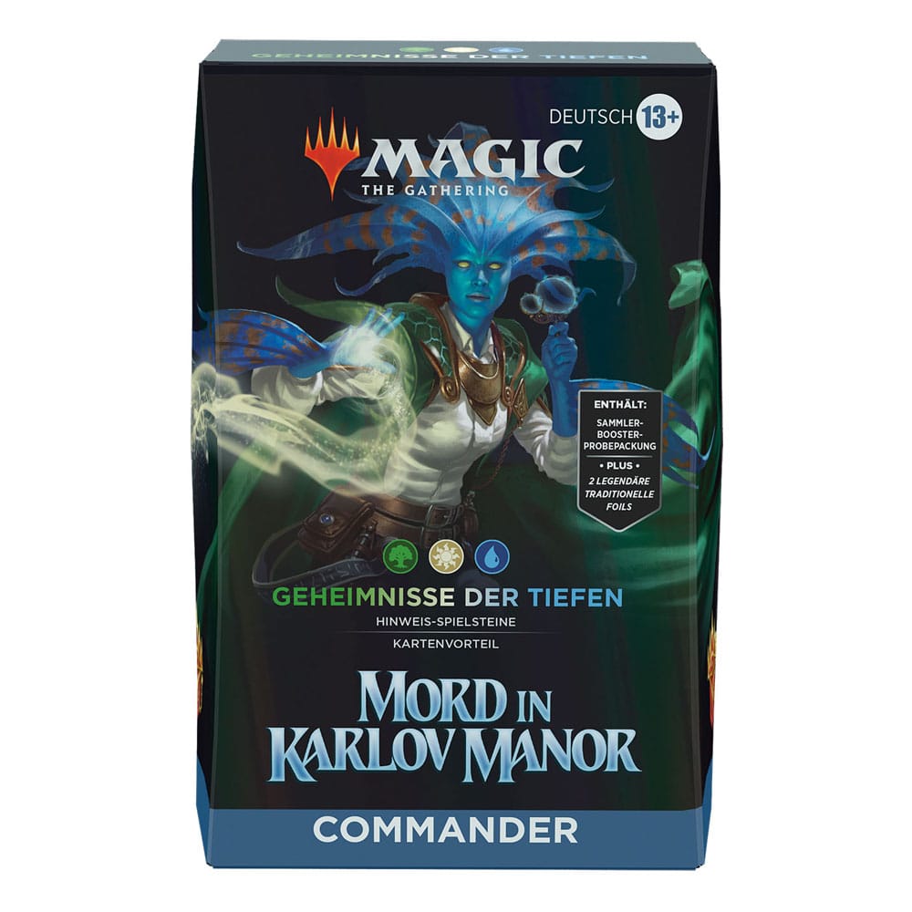 Mord in Karlov Manor Commander Deck Geheimnisse der Tiefen (deutsch)