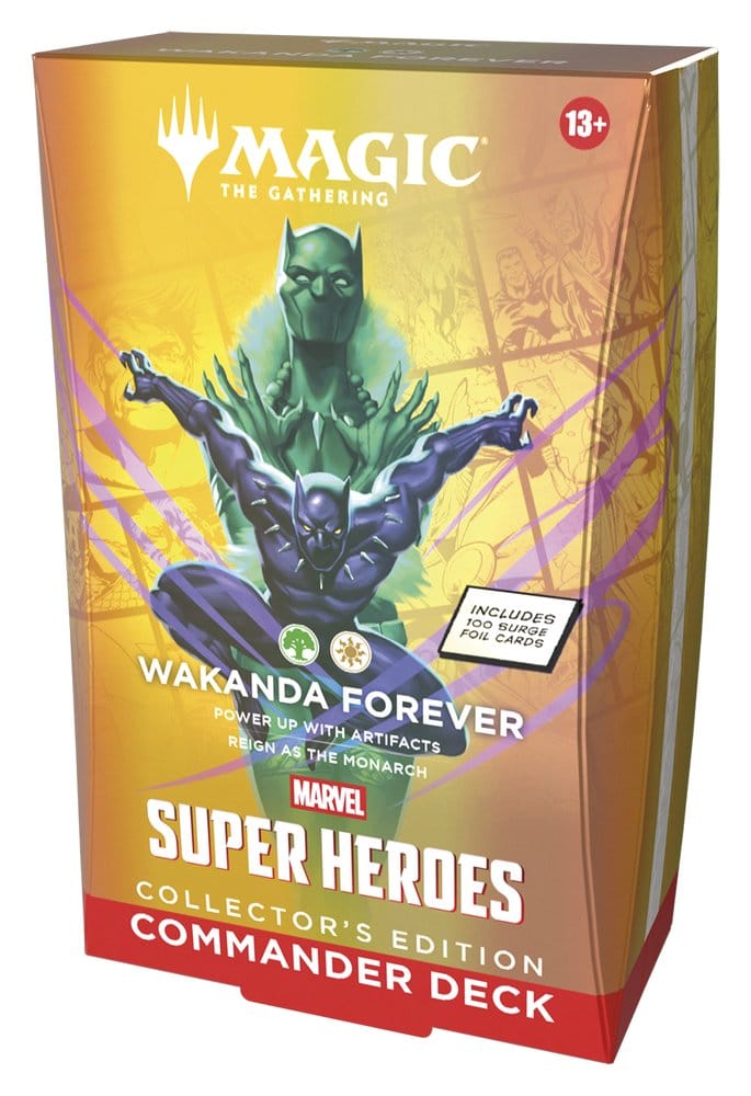 Magic the Gathering Marvel Super Heroes Collector's Edition Commander Deck "Wakanda Forever"englisch