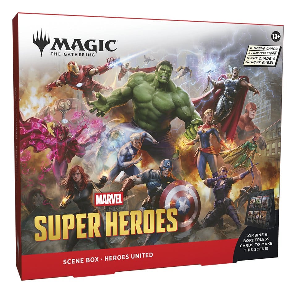 Magic the Gathering Marvel Super Heroes Szenenboxe "Heroes United"englisch